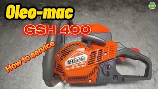 Oleo mac gsh 400 after 1 year / How to service chainsaw #chainsaw