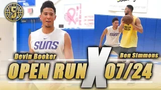 NBA Open Run Devin Booker vs Ben Simmons