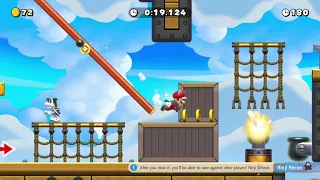 Squirrely Airship Escapades ~ Ninji Speedruns 🍄 Super Mario Maker 2 #ahe 😶 No Commentary