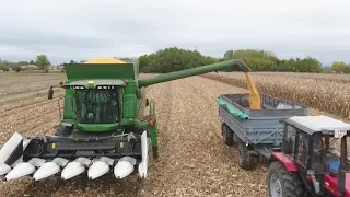 Kukorica aratás 2020/ John Deere W650i-oros cornado 6/ Corn harvest