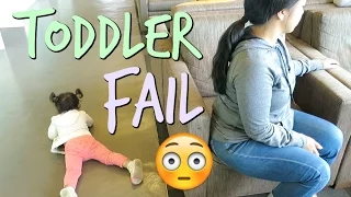 TODDLER FAIL- August 28, 2016 ItsJudysLife Vlogs