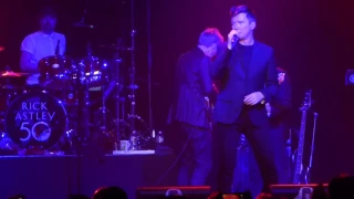 "Aint No Stoppin Us Now" Rick Astley@Electric Factory Philadelphia 2/11/17