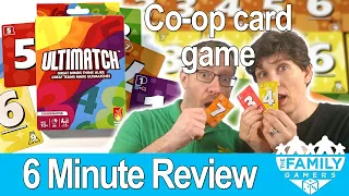 Ultimatch - fast co-op card game for anyone!