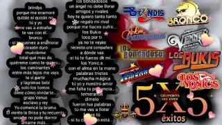 5x5 ❤️puras gruperas del recuerdo ❤️ vol.1