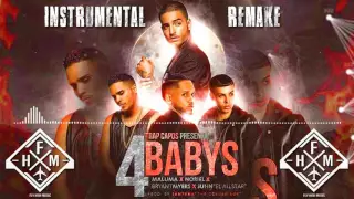 Maluma - Cuatro Babys (Remake -Instrumental Official) FL STUDIO  ft. Noriel, Bryant Myers, Juhn