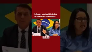 Jair Bolsonaro ataca nordestinos e culpa PT por cenário educacional na região