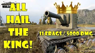 World of Tanks - PURE Gameplay [BEST KV-2 CARRY? | 5000 DMG, 11 FRAGS by veesalo]