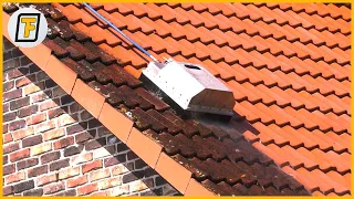 ROOF MOSS Removal is SO SATISFYING ! - Fascinating Most Powerful Cleaning Machines