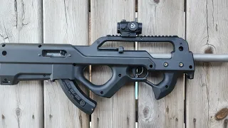 @YHMachineCo  10/22 integral barrel with @RedJacketFirearms ZK-22 bullpup stock