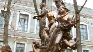 Открытие памятника Высоцкому в саду скульптур (Одесса)