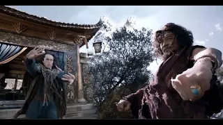 Qiao Feng vs. the evil monk