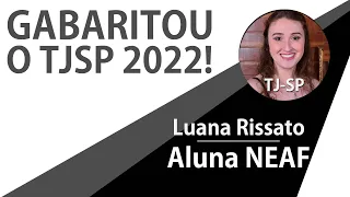 Entrevista com a Aluna Luana Rissato | Gabaritou a Prova de Escrevente TJSP 2022