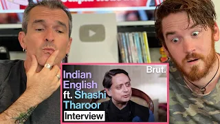 THE THAROOR GUIDE TO INDIAN ENGLISH | Shashi Tharoor | Brut India | REACTION!!