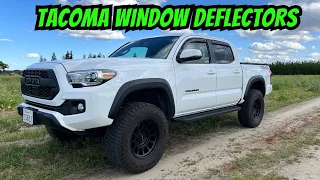 Tacoma Window Deflector Install | ISSYAUTO in-Channel Rain Guards