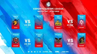 MATCH DAY 21/01/2022| eSports Europe League (Season 2021-22)