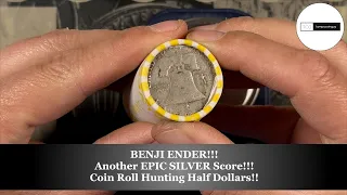 BENJI ENDER!! ANOTHER EPIC SILVER SCORE!! Coin Roll Hunting Half Dollars!!! $7000 in Half Dollars!