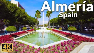Walking on La Rambla in Almería, Spain in March 2023 (4K Ultra HD, 60fps)