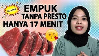 Cara Merebus Daging Sapi Agar Menjadi Empuk Tanpa Presto hanya 17 Menit