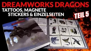 DreamWorks Dragons ™ Stickers / Tattoos / Magnete / Einzelseiten im Rückblick - Teil 5