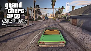 GTA SA Remastered MODS Los Santos Missions 'The Green Sabre' Gameplay