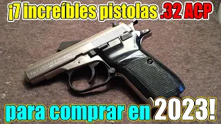 ¡7 increíbles pistolas  32 ACP para comprar en 2023!