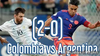 Colombia vs Argentina (2-0) Resumen completo - Copa América 2019