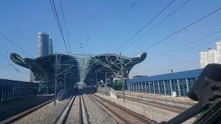 KTX 시속290km 천안아산역통과