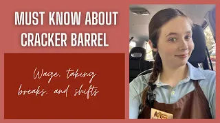 EVERYTHING YOU NEED TO KNOW ABOUT CRACKER BARREL: Breaks, Discounts, Pay, and Witnessing theft
