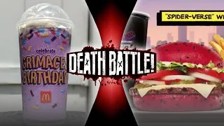 Grimace Shake VS Spiderverse Whopper! (McDonald's/Burger King) Death Battle Fan Made Trailer S9