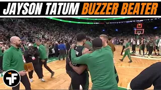 Jayson Tatum GAME WINNING BUZZER BEATER IN GAME 1