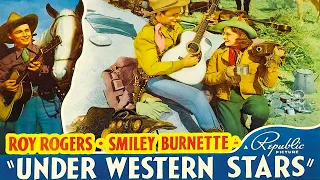 Under Western Stars (1938) Roy Rogers | Action, Adventure, Music
