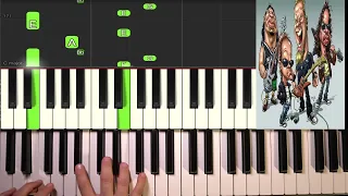 "Enter Sandman" Piano Tutorial (Easy) Metallica