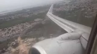 Taag 737-700 goes max power after take off; scary engine roar!!!!! while turning