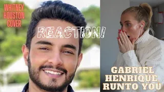 REACTION! Gabriel Henrique, Run To You (Whitney Houston Cover)