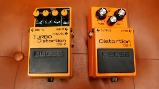 Boss DS-1 Distortion Vs Boss DS-2 TURBO Distortion | Pedal Comparison