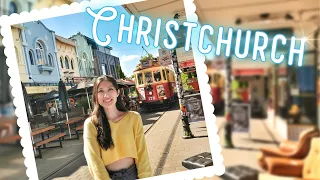 Exploring CHRISTCHURCH by foot and tram | South Island, New Zealand