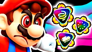 mario wonder mais tout est + difficile (niveau expert avec badge expert)