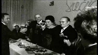 Josip Broz Tito i Jovanka doček nove 1972. godine u Ljubljani, Slovenija