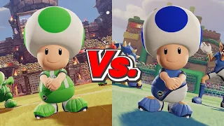 Mario Strikers Battle League - Toad (Warriors) Vs. Toad (Crowns)