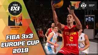 Ukraine v Spain | Men's Full Game | FIBA 3x3 Europe Cup 2019