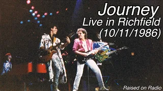 Journey - Live in Richfield (October 11th, 1986)