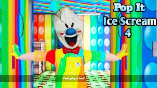 Ice Scream 4 Pop It Mod Full Gameplay | Ice Scream 4