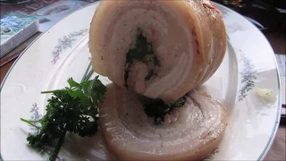 Schweinebauch in der Schinkenfee köstlich!