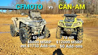 Canam Outlander 850 XMR vs CFMOTO CFORCE 800 Last Mud Race of 2020 on New Track