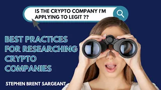 Is the Crypto Company That You Are Applying To Legit ❓❓❓