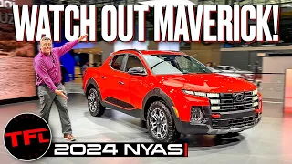 The 2025 Hyundai Santa Cruz Heats Up the Small Truck War Again! How Does It Compare to the Maverick?