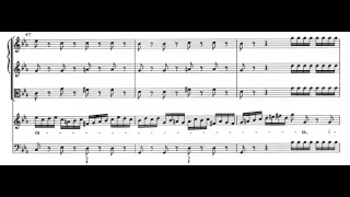 Armatae face et anguibus  (Juditha Triumphans - A. Vivaldi) Score Animation