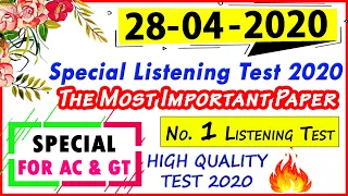 🔥Actual Listening Test | IELTS LISTENING PRACTICE TEST 2020 WITH ANSWERS | 28-04-2020