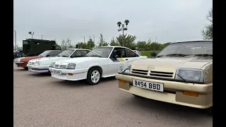 Opel Manta Owners Club at VauxAll Show, 13th May 2023