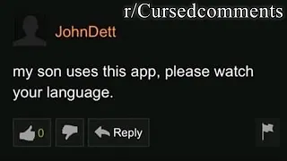 r/Cursedcomments | run as fast as you can.